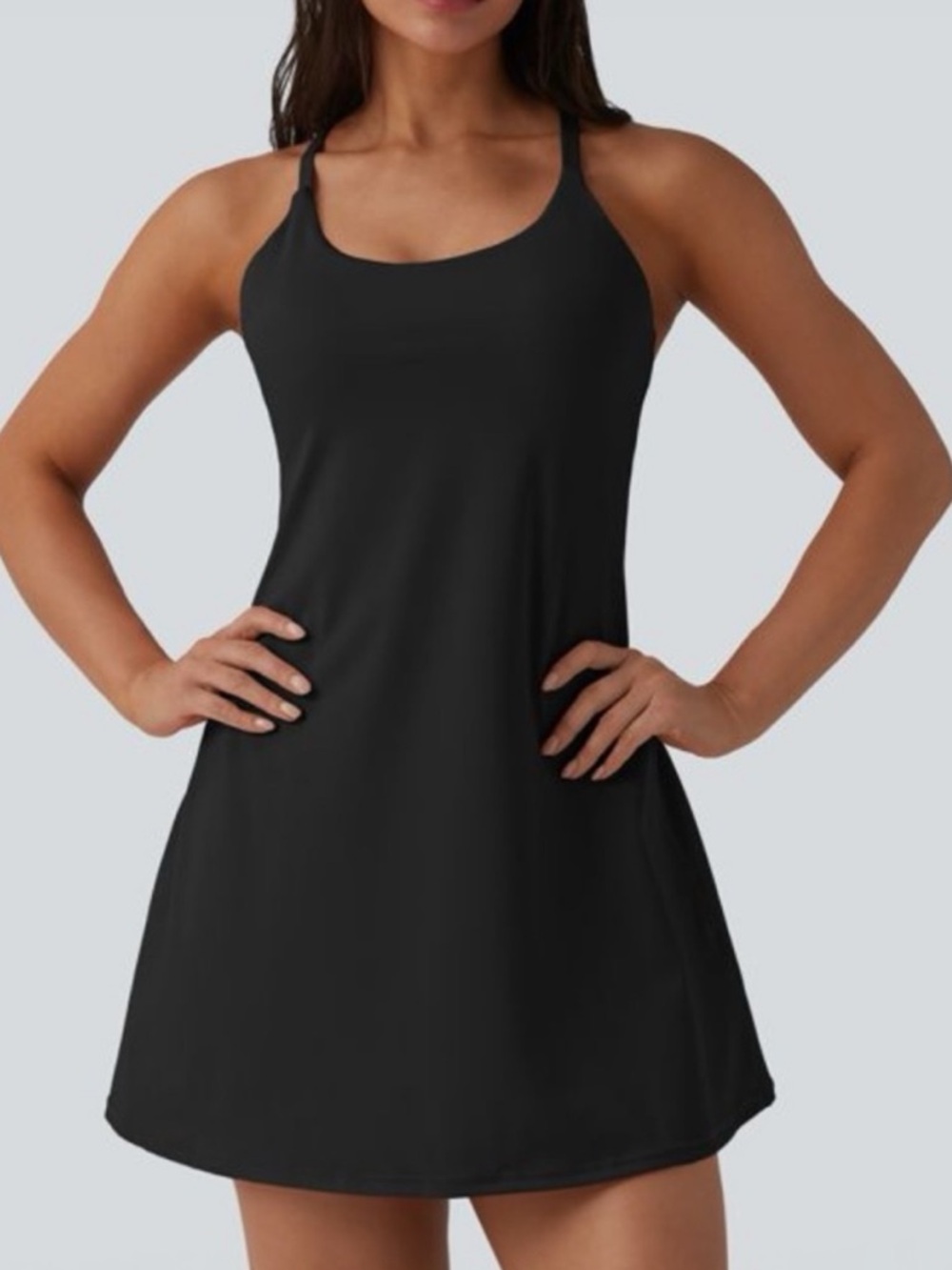 Halara SoftlyZero Backless Active Dress – Easy Pe… - image 2